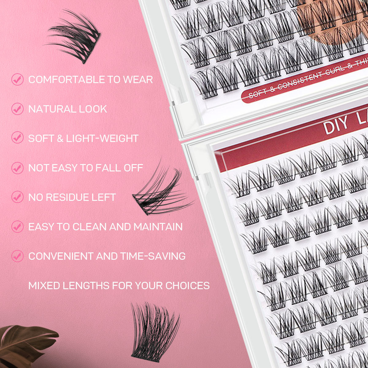DF22 cluster DIY lashes - 144 clusters