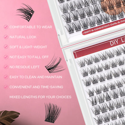 DF22 cluster DIY lashes - 144 clusters