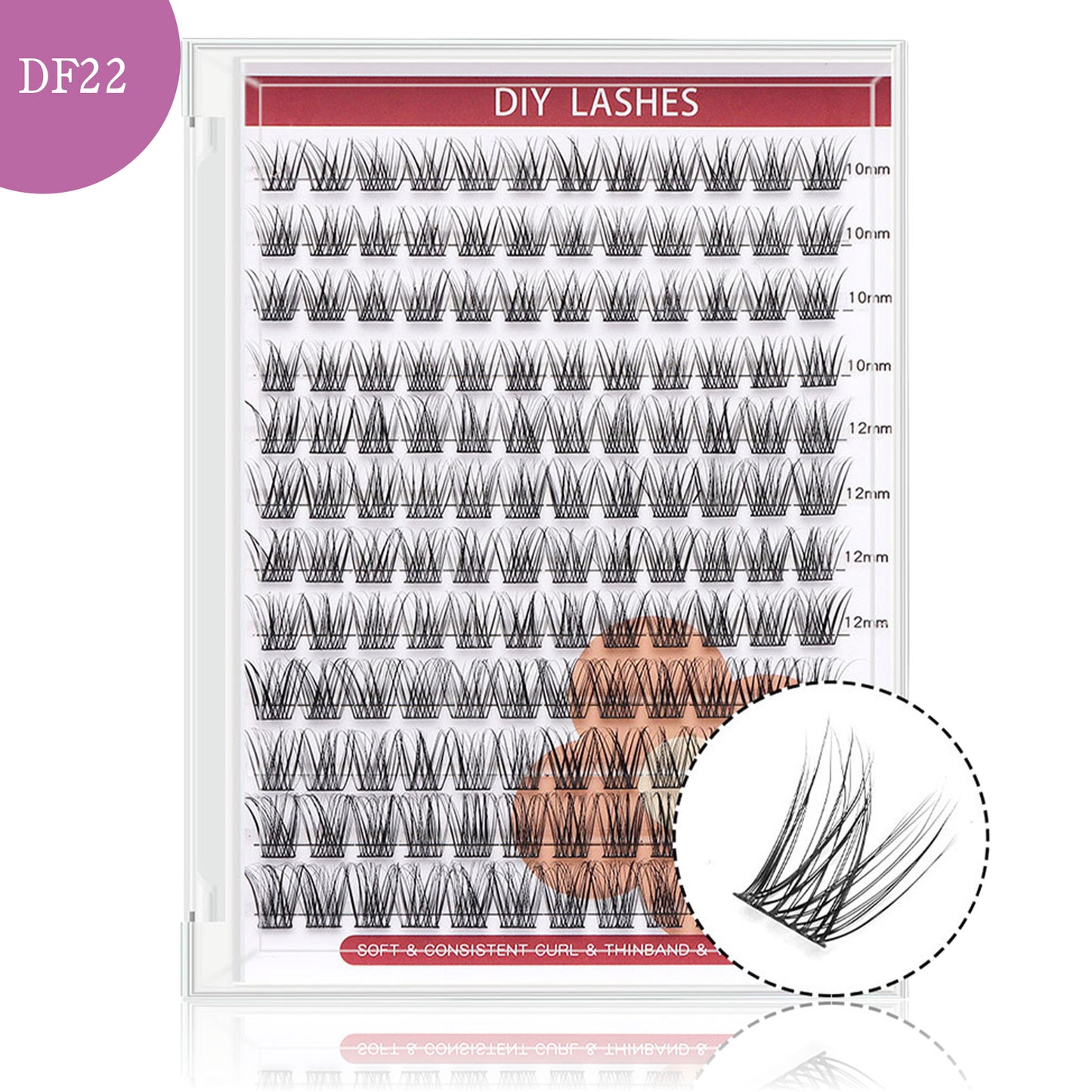 DF22 cluster DIY lashes - 144 clusters