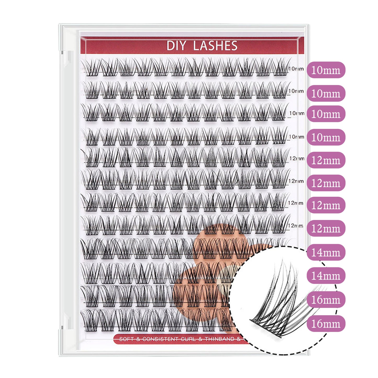 DF22 cluster DIY lashes - 144 clusters