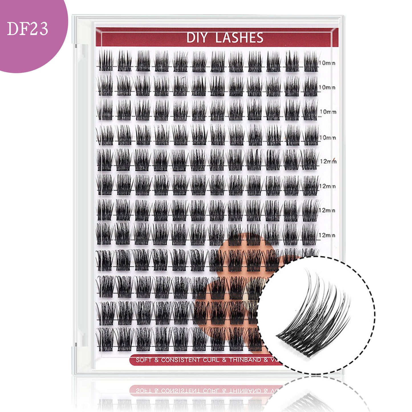 DF23 cluster DIY lashes - 144 clusters