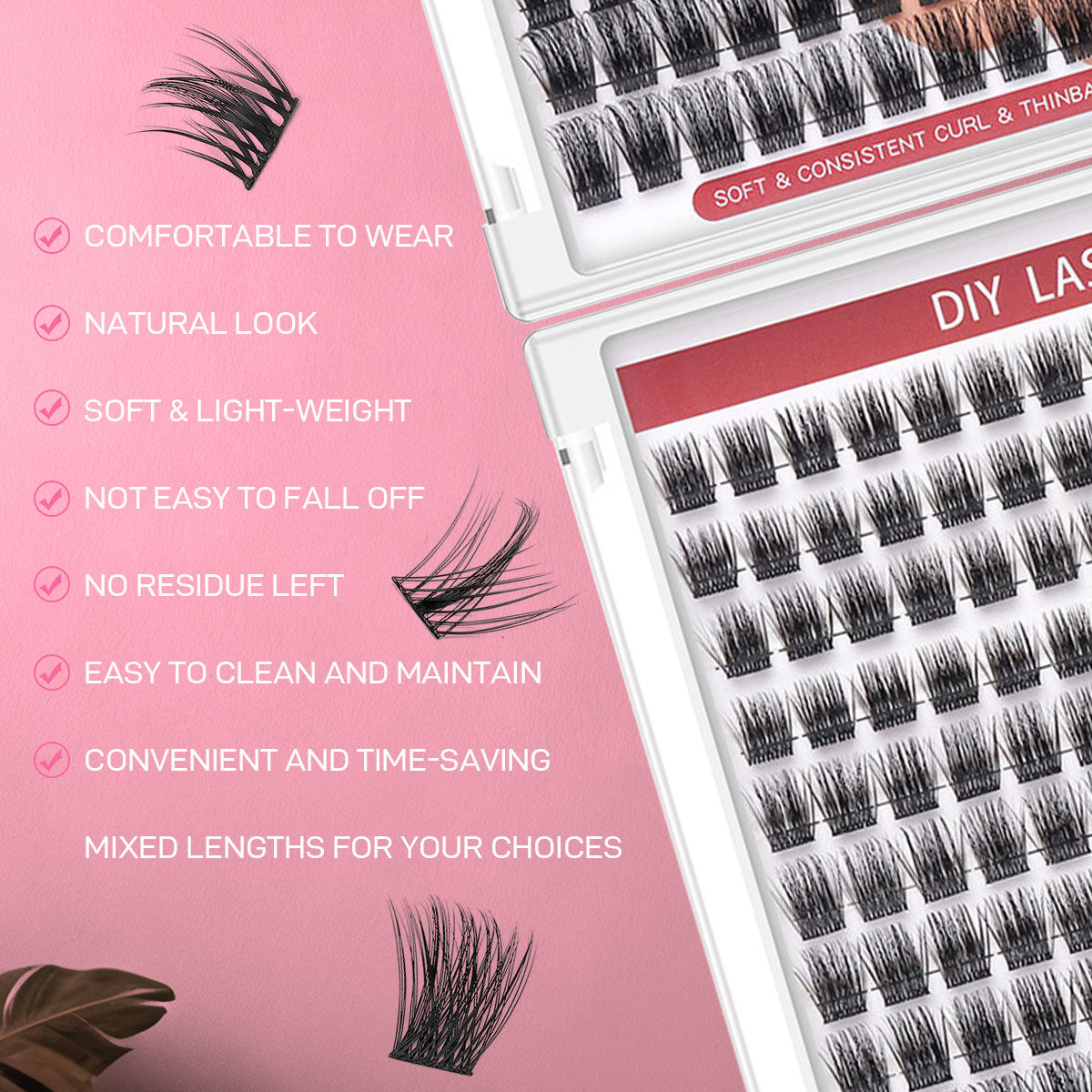 DF24 cluster DIY lashes - 144 clusters