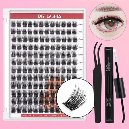 DF24 cluster DIY lashes Kit - 144 clusters