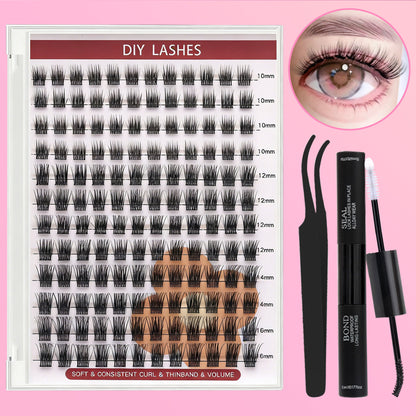 DF25 cluster DIY lashes Kit - 144 clusters