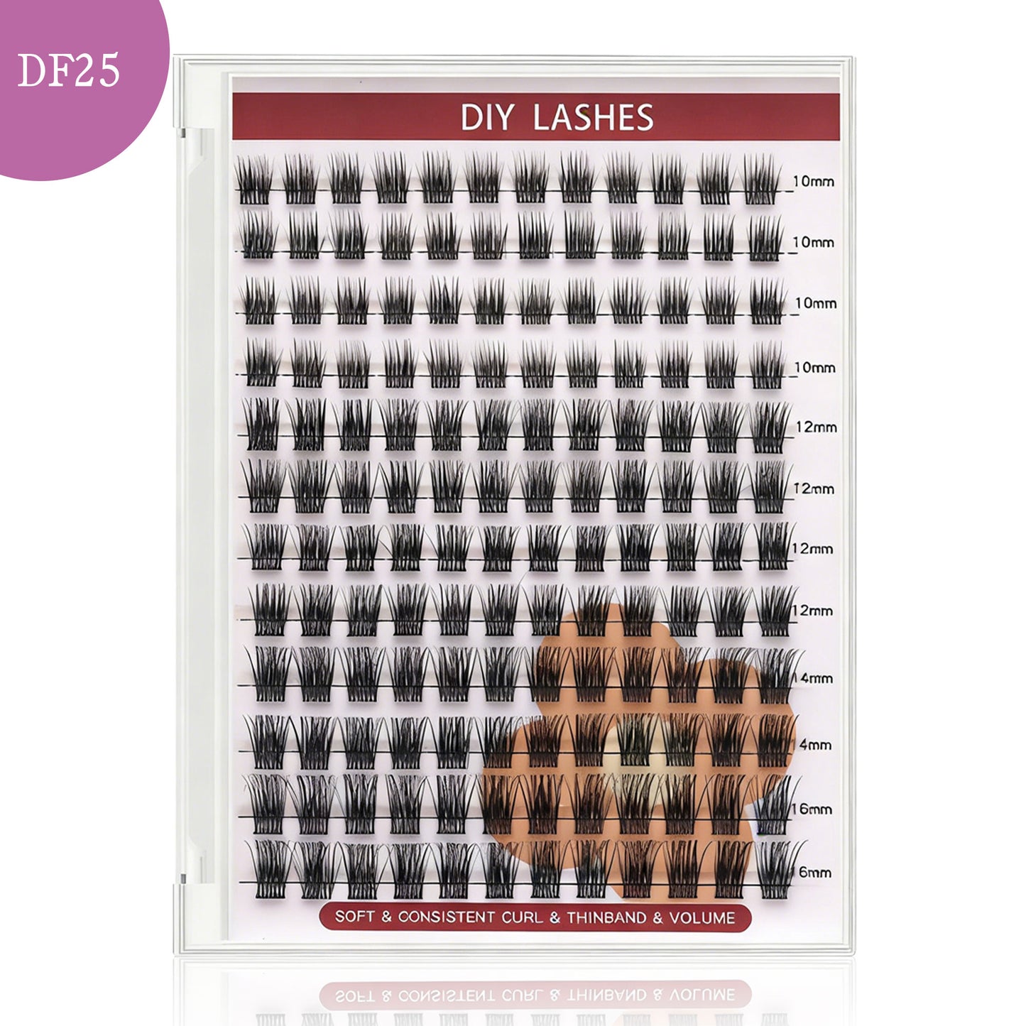 DF25 cluster DIY lashes - 144 clusters