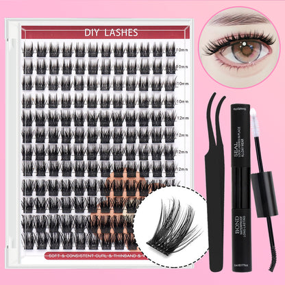 DF27 cluster DIY lashes Kit - 144 clusters