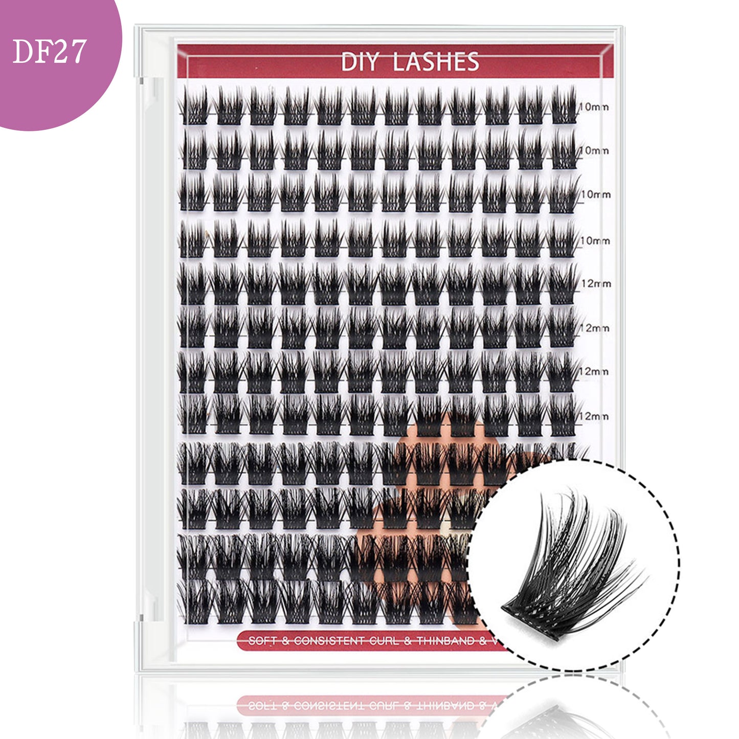 DF27 cluster DIY lashes - 144 clusters