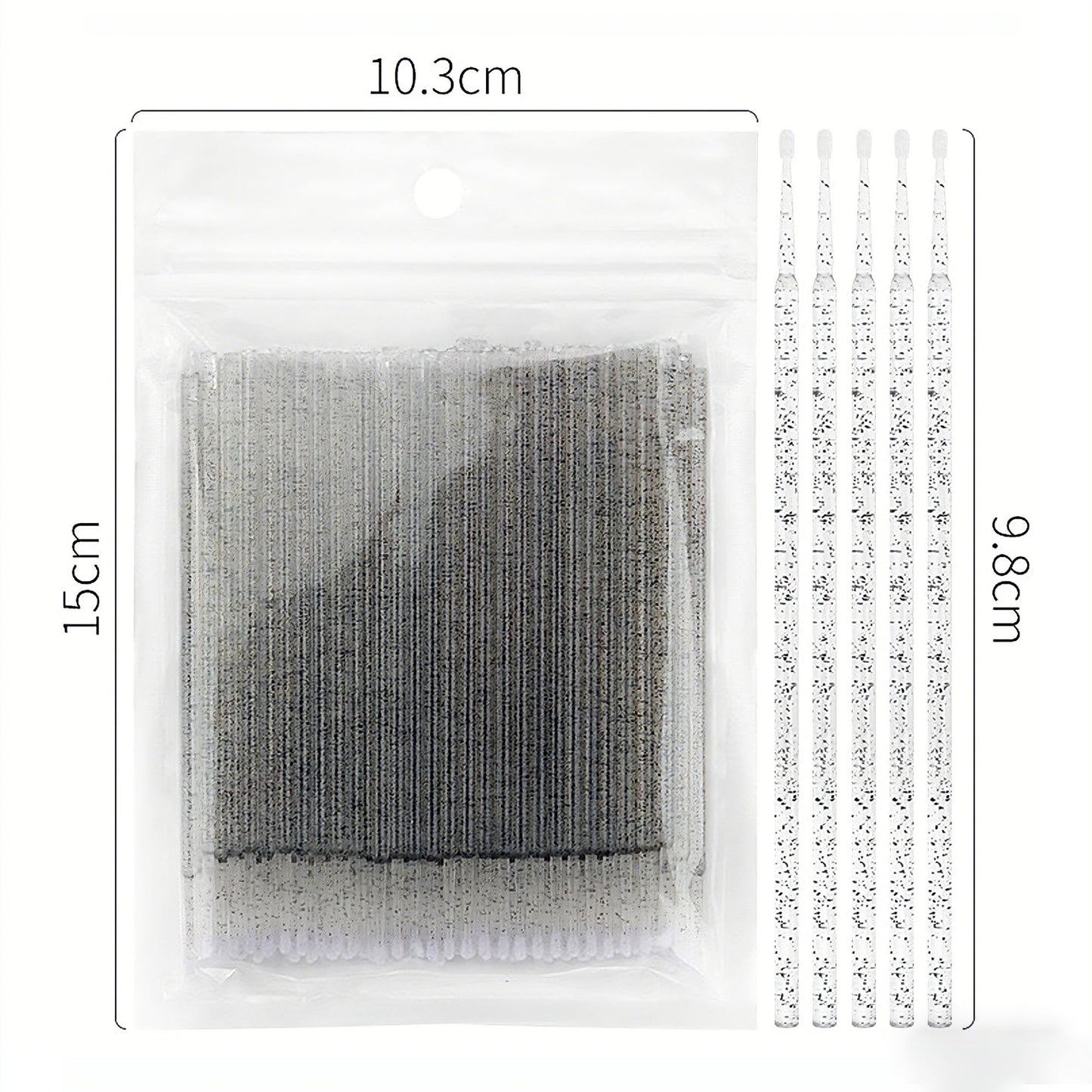 Disposable Crystal rod microfiber brushes