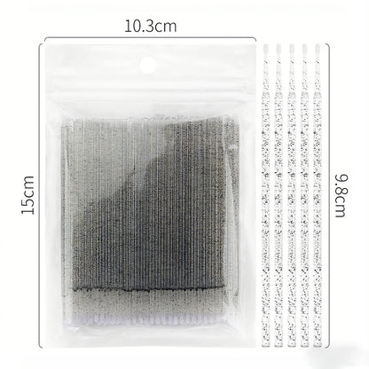 Disposable Crystal rod microfiber brushes