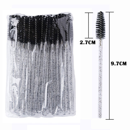 Disposable crystal eyelash brush
