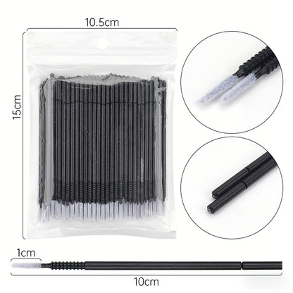 Disposable microfiber brushes