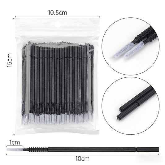 Disposable microfiber brushes