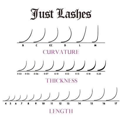 0.07mm Classic Eyelash Extension Tray