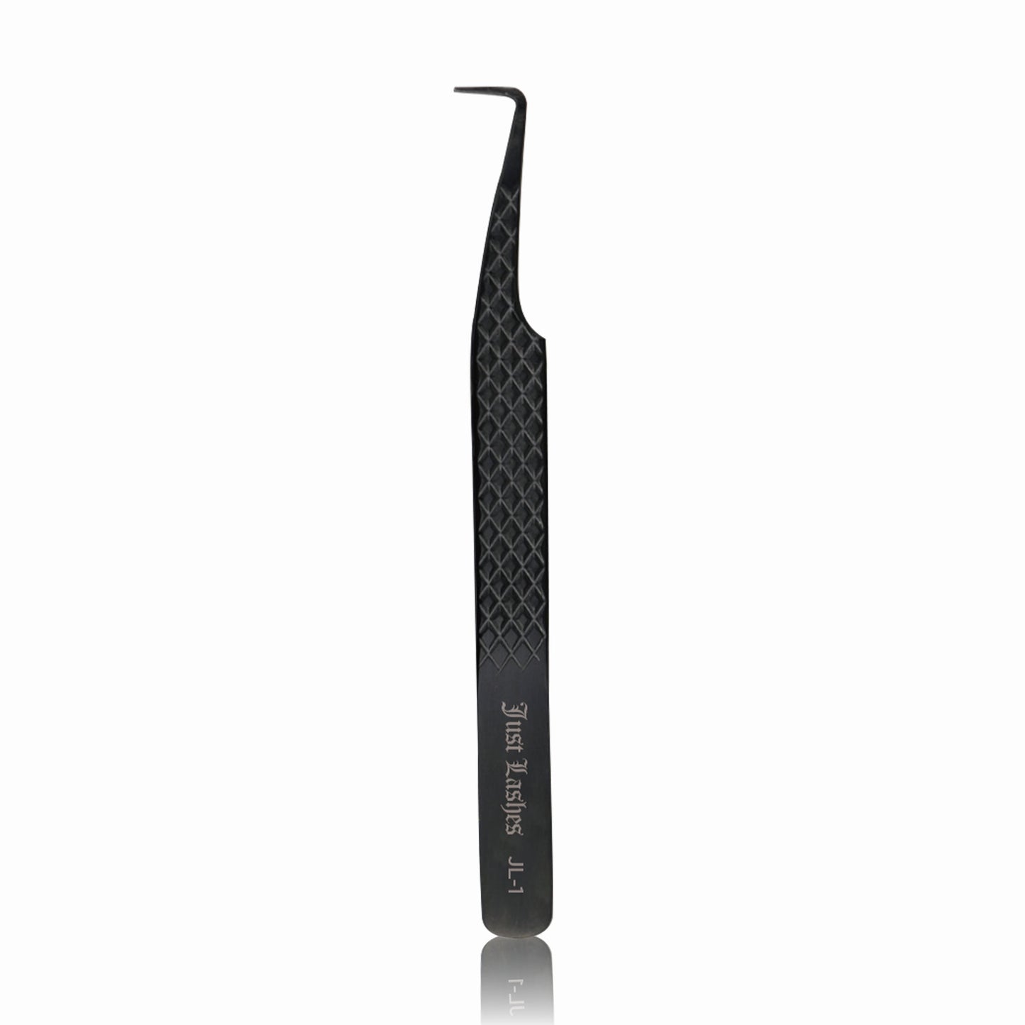 JL-1 90-degree black eyelash extension tweezers