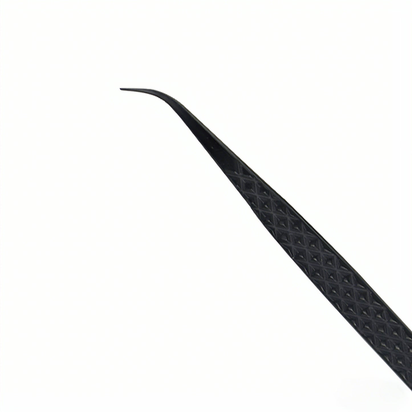 JL-2 curved black eyelash extension tweezers2