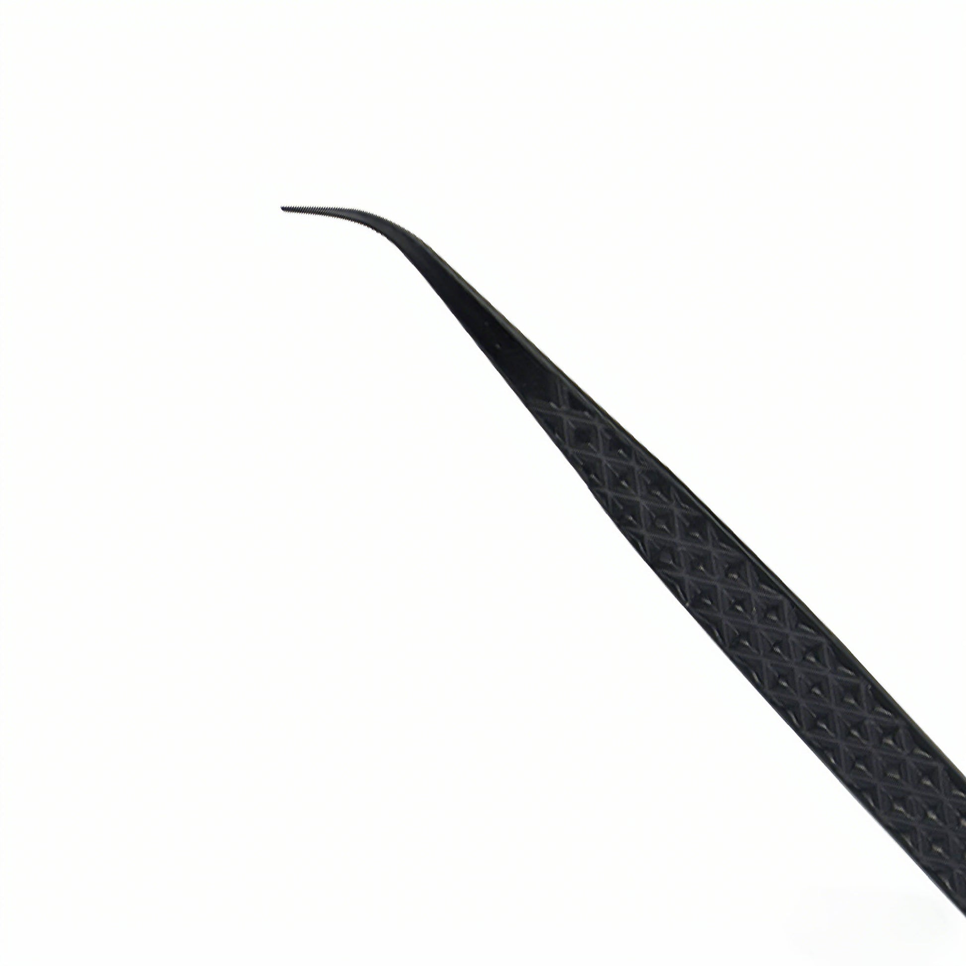 JL-2 curved black eyelash extension tweezers2