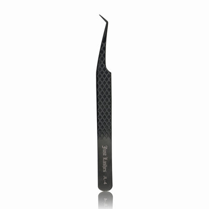 JL-4 High-quality black eyelash extension tweezers
