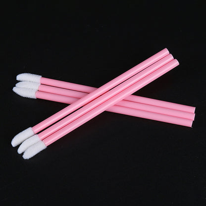Disposable hollow lip brush