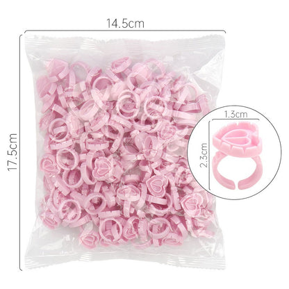 Heart shaped glue ring