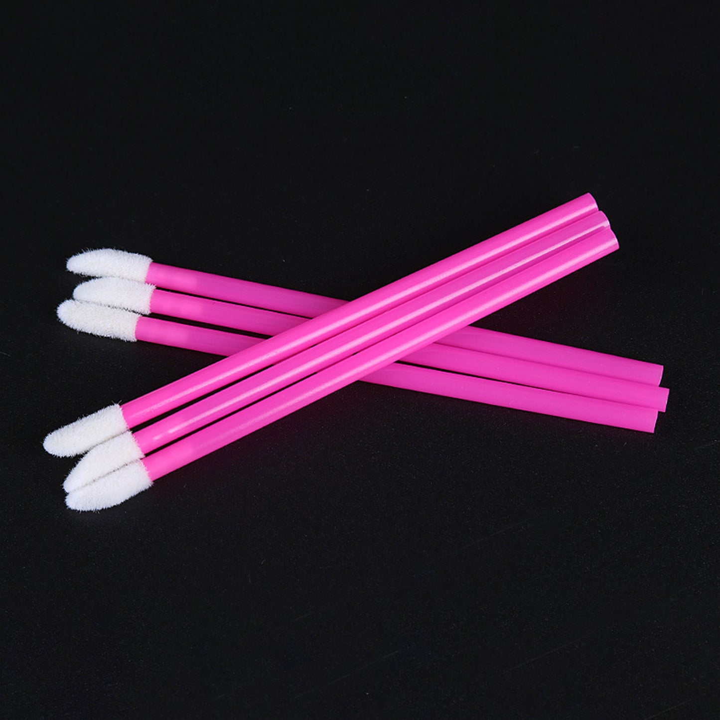 Disposable hollow lip brush