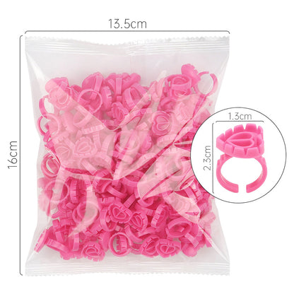 Heart shaped glue ring