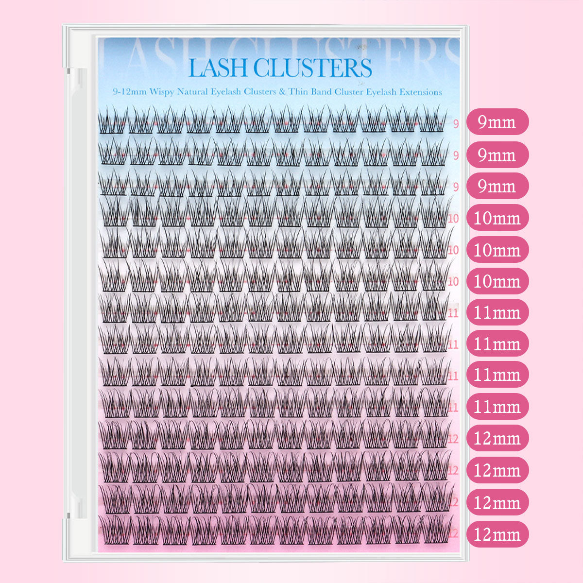 SH06 cluster DIY lashes - 168 clusters