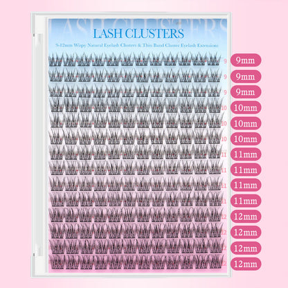 SH06 cluster DIY lashes - 168 clusters