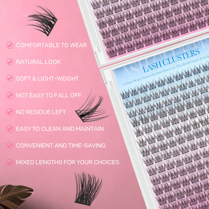 SH06 cluster DIY lashes - 168 clusters