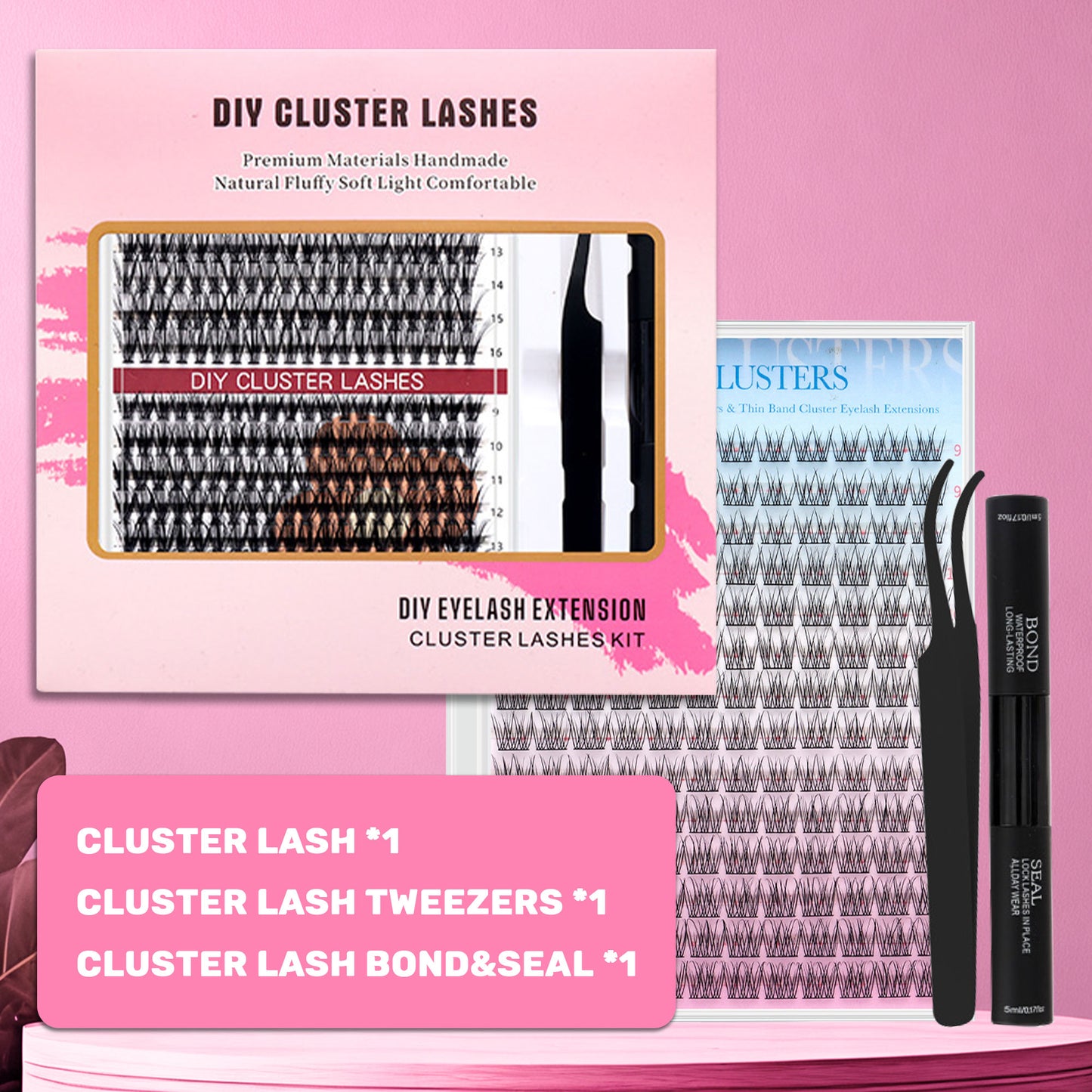 SH06 cluster DIY lashes Kit - 168 clusters