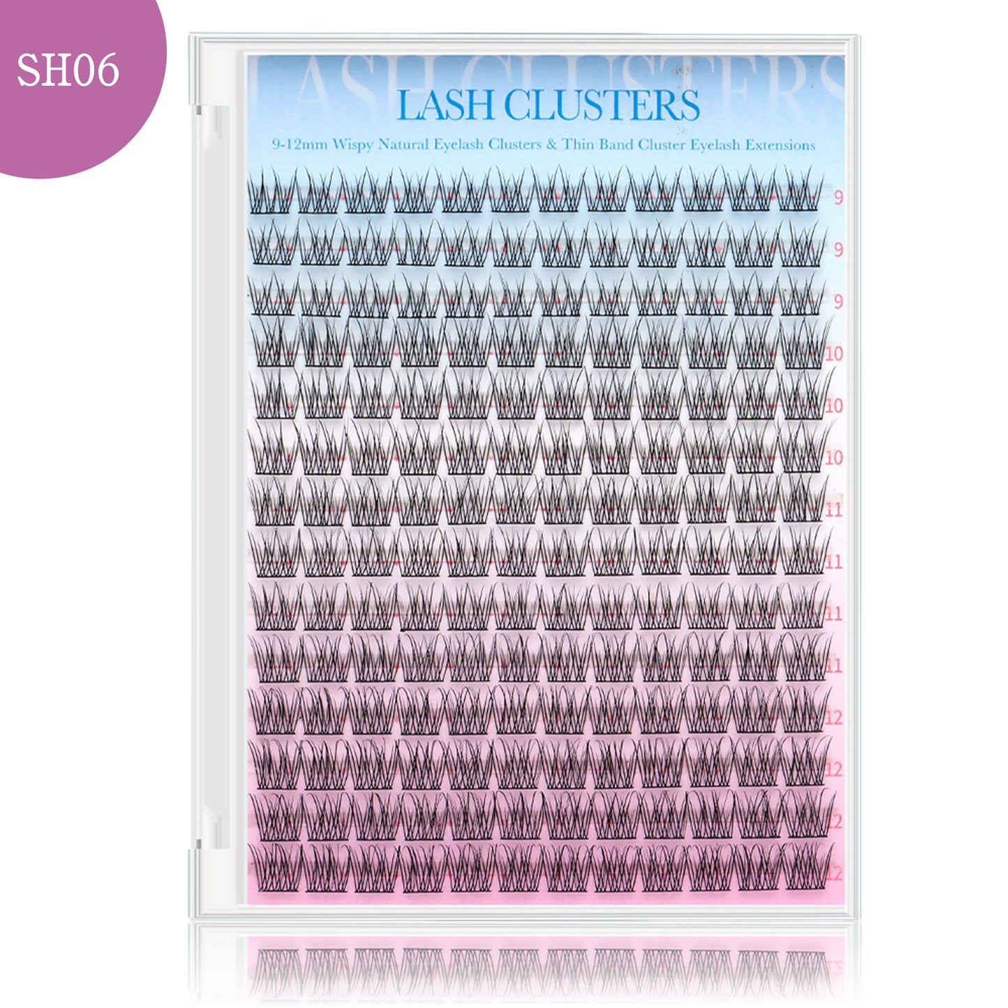 SH06 cluster DIY lashes - 168 clusters