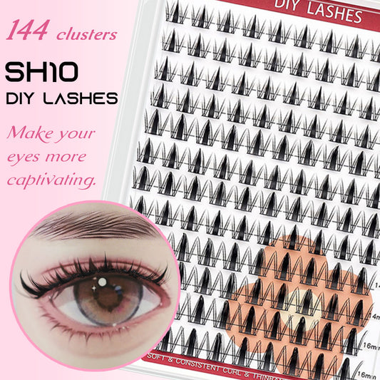 SH10 cluster DIY lashes kit - 120 clusters