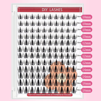 SH10 cluster DIY lashes - 120 clusters
