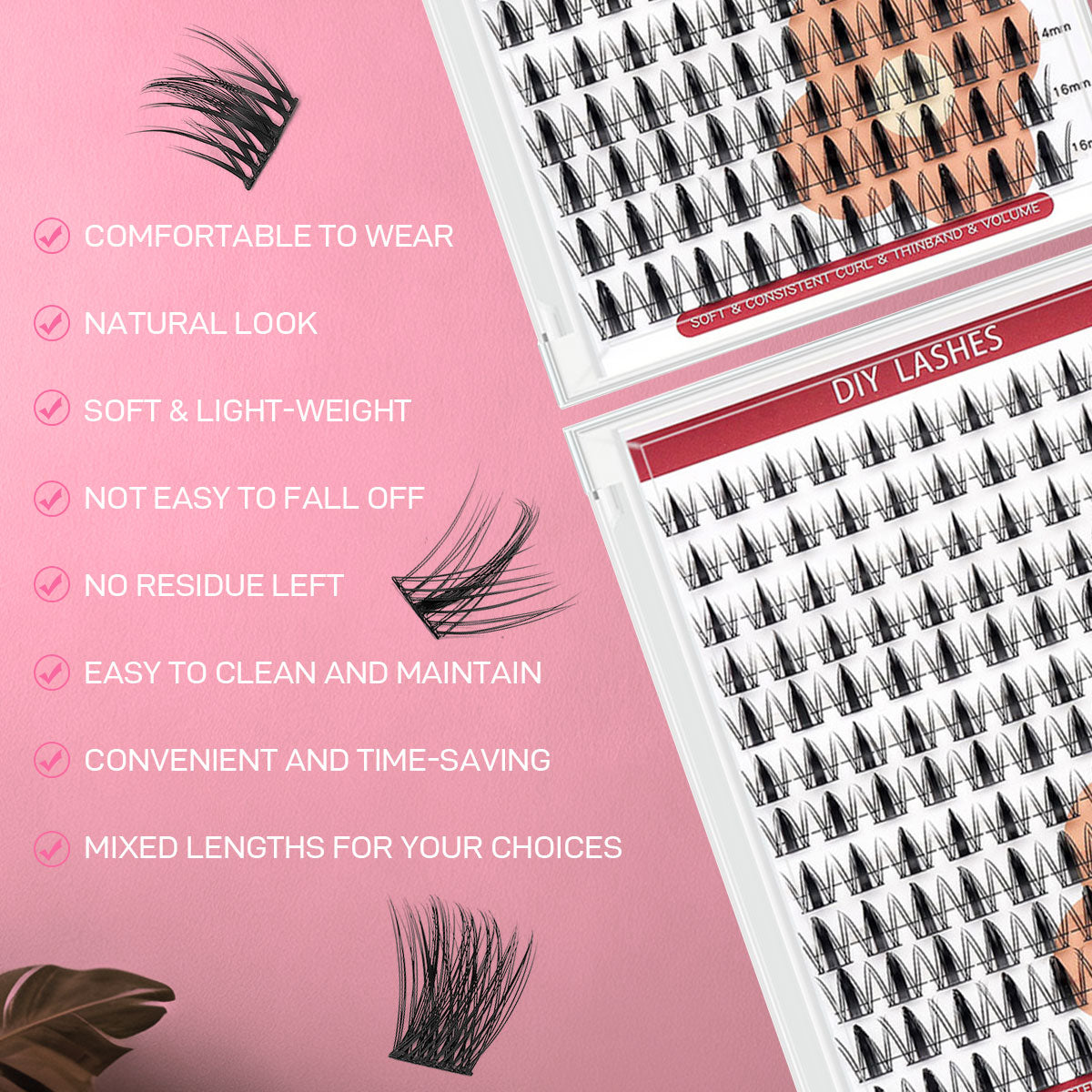 SH10 cluster DIY lashes - 120 clusters