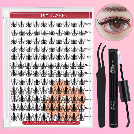 SH10 cluster DIY lashes kit - 120 clusters