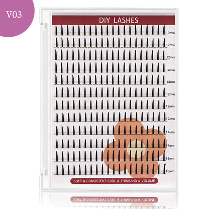 V03 cluster DIY lashes - 240 clusters