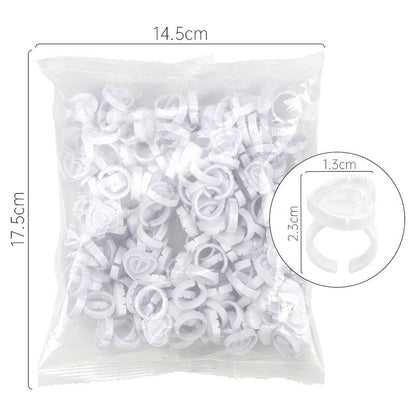 Heart shaped glue ring
